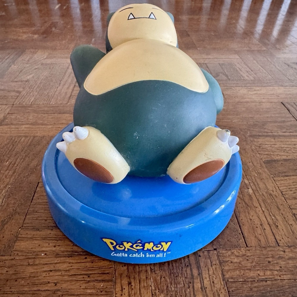 Vintage Pokemon Nintendo Snorlax Night Light 2000‎ Tested & Works